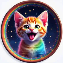 子猫のアーンしてる皿