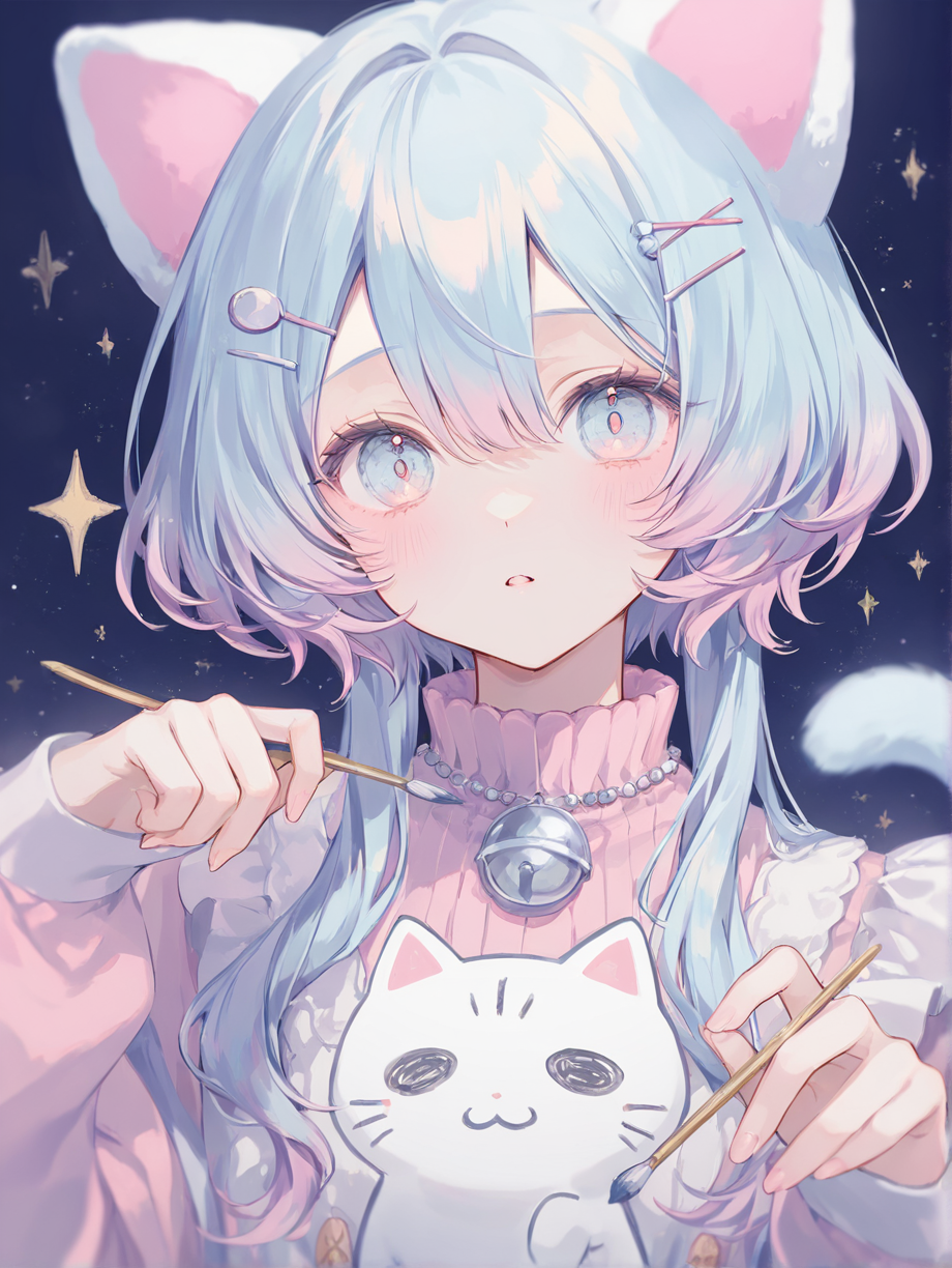 青いイルカ — 青いイルカさんのAIイラスト