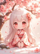 梅の花・ちび乙女②