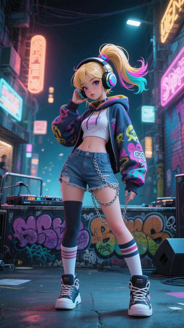 ストリートDJガール