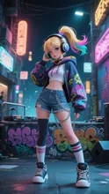ストリートDJガール