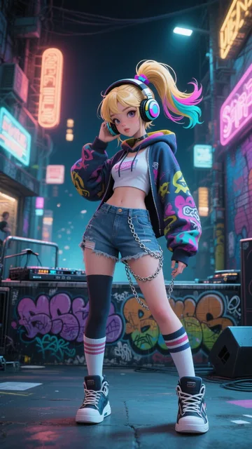 ストリートDJガール