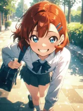 一緒に学校行こっ！ — ひまじんさんのAIイラスト