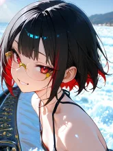 夏旅ガール·潮風とはじける笑顔 の投稿作品