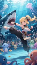 海の中は今日も平和です🐟🫧