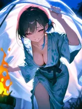 蚊帳の中の浴衣美人·夢見る夏の夜 の投稿作品