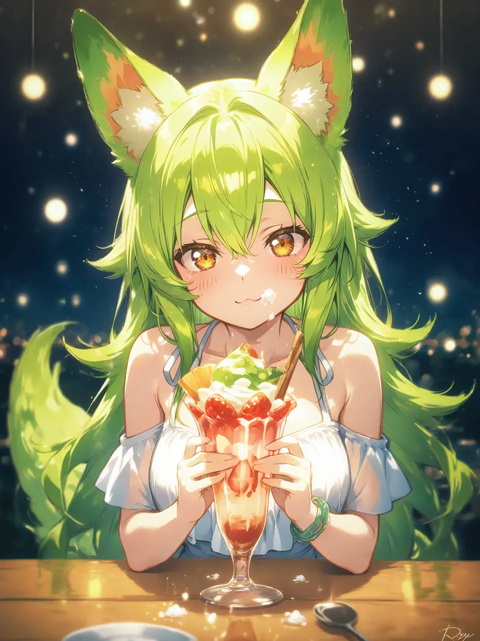 あーっ!もうわーったよッ!すいませーん!大盛りメロントッピング追加でーッ!😭