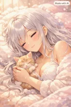 子猫とお昼寝·もふもふ日和 の投稿作品