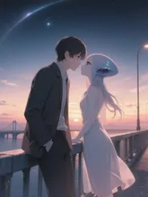 彼女を待つ夕暮れ·今宵チャレンジ の投稿作品