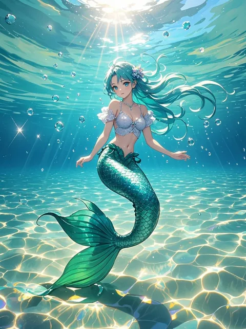 南国の海の中 - 画像生成チャレンジ