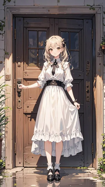 ドアを擬人化した女の子、扉ちゃんです!