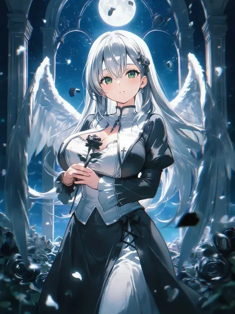 闇夜の薔薇と天使(ノエル)