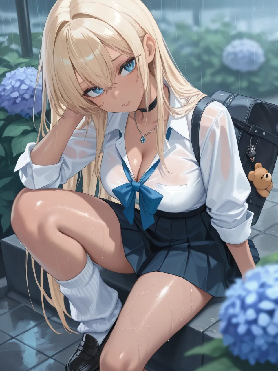 降ったなー