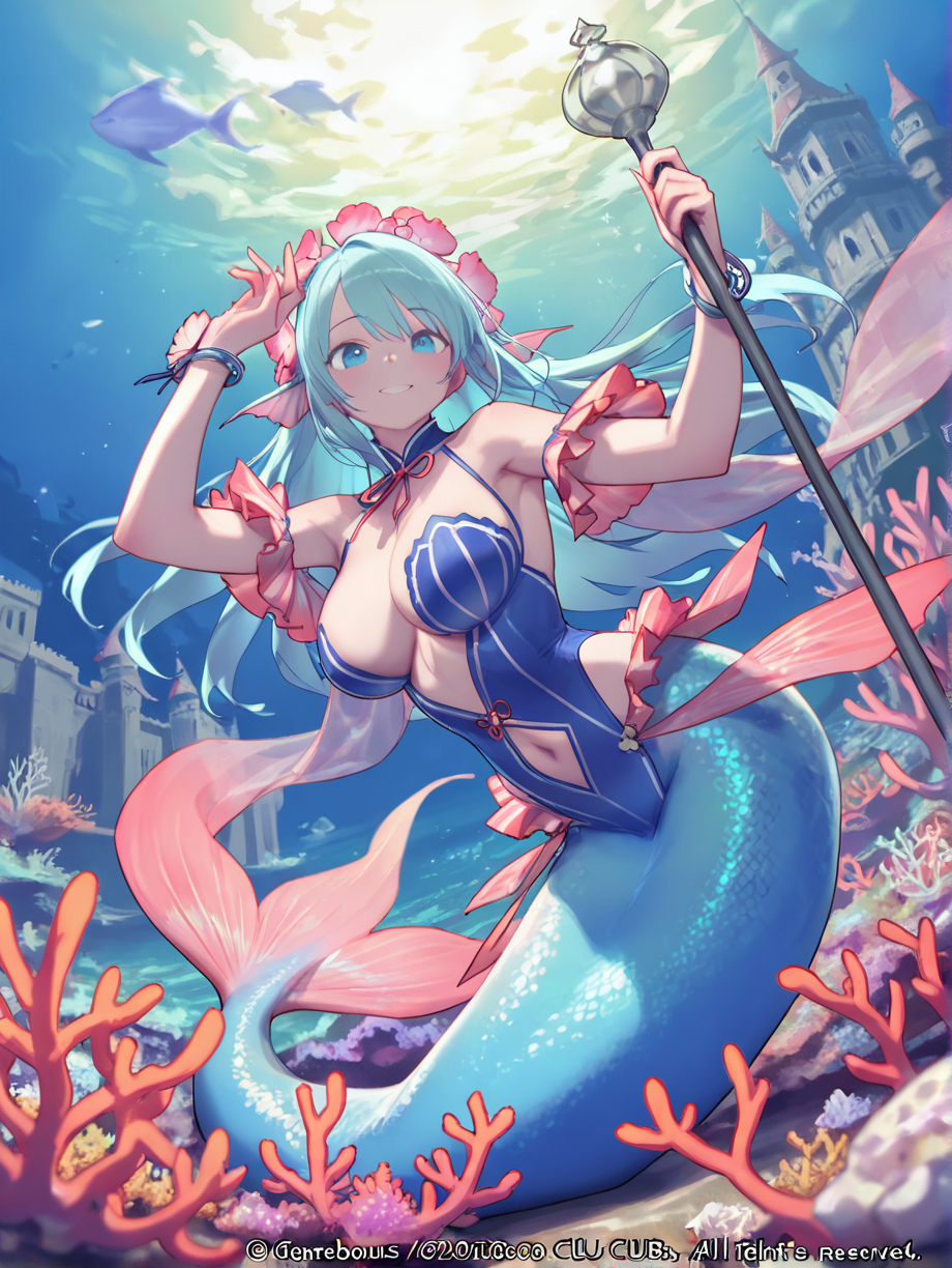 乙姫 — みぃねさんのAIイラスト