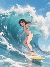 サーフィン( ~･ω･)~
