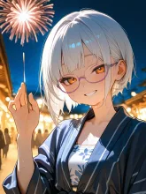 女性花火師·夜空を彩る職人 の投稿作品