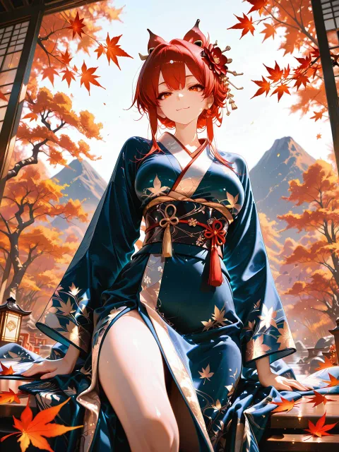 茜さす、秋日和の魔法