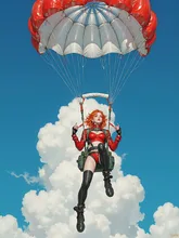 パラシュート(ルーズ&アップ) — SUPP24187848さんのAIイラスト