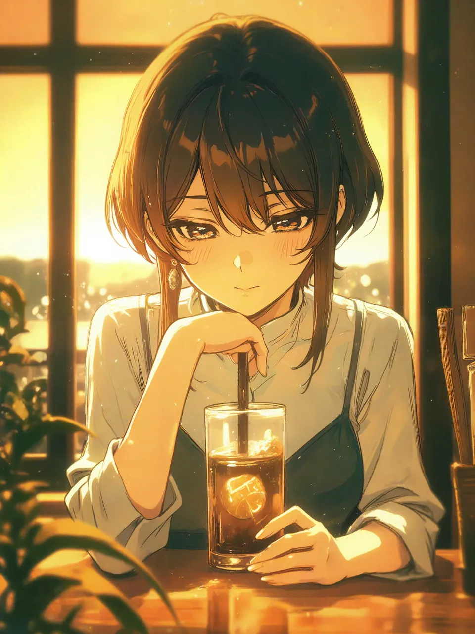 ストロー越しの茜色(あかねいろ)