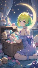 夜のおもちゃ箱の中で起こる秘密の物語