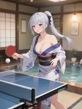 温泉卓球