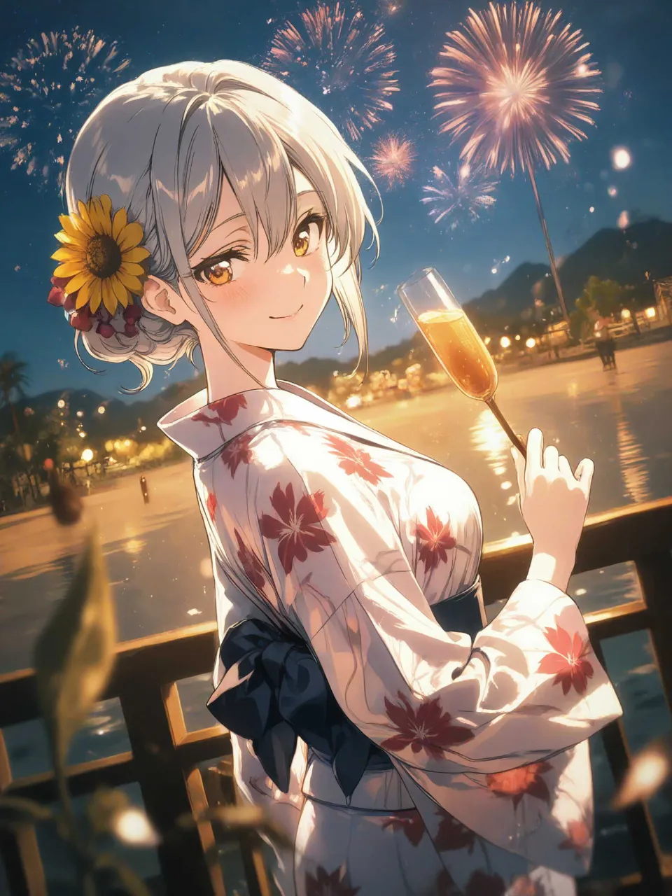 飲みながら — ともたさんのAIイラスト