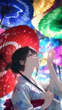 P　千夜に咲く和傘の夢