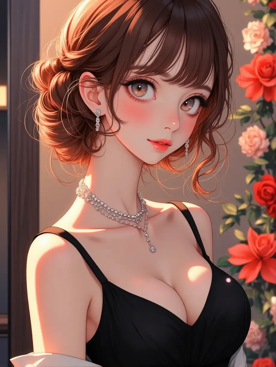 黒ドレス
