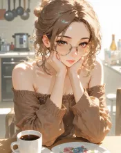 眼鏡美人