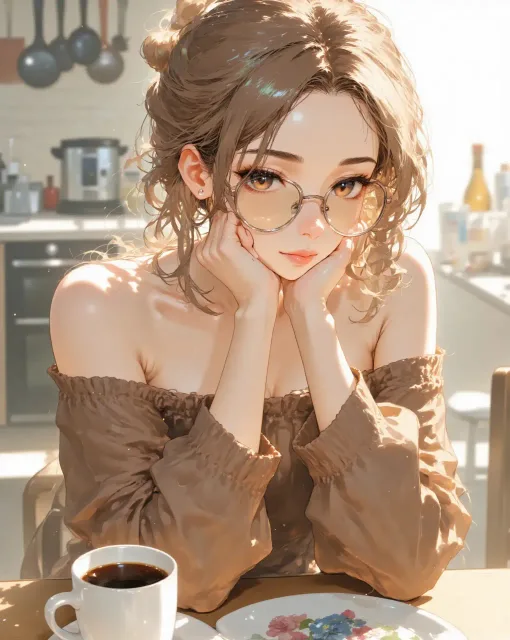 眼鏡美人
