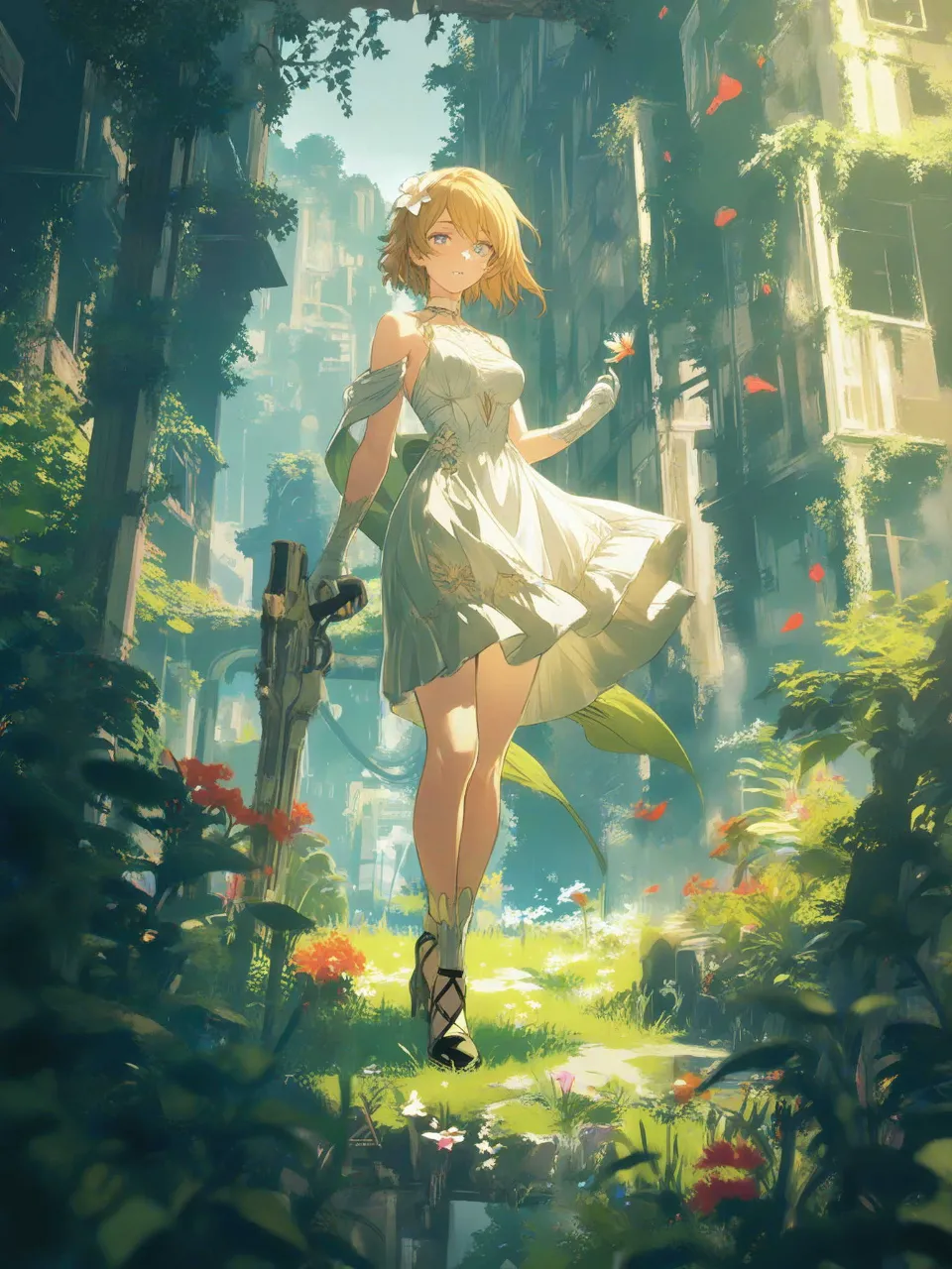 flowers in the ruins - 廃墟に咲く花 - SUPPART