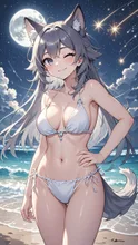 流星とケモ耳ちゃん