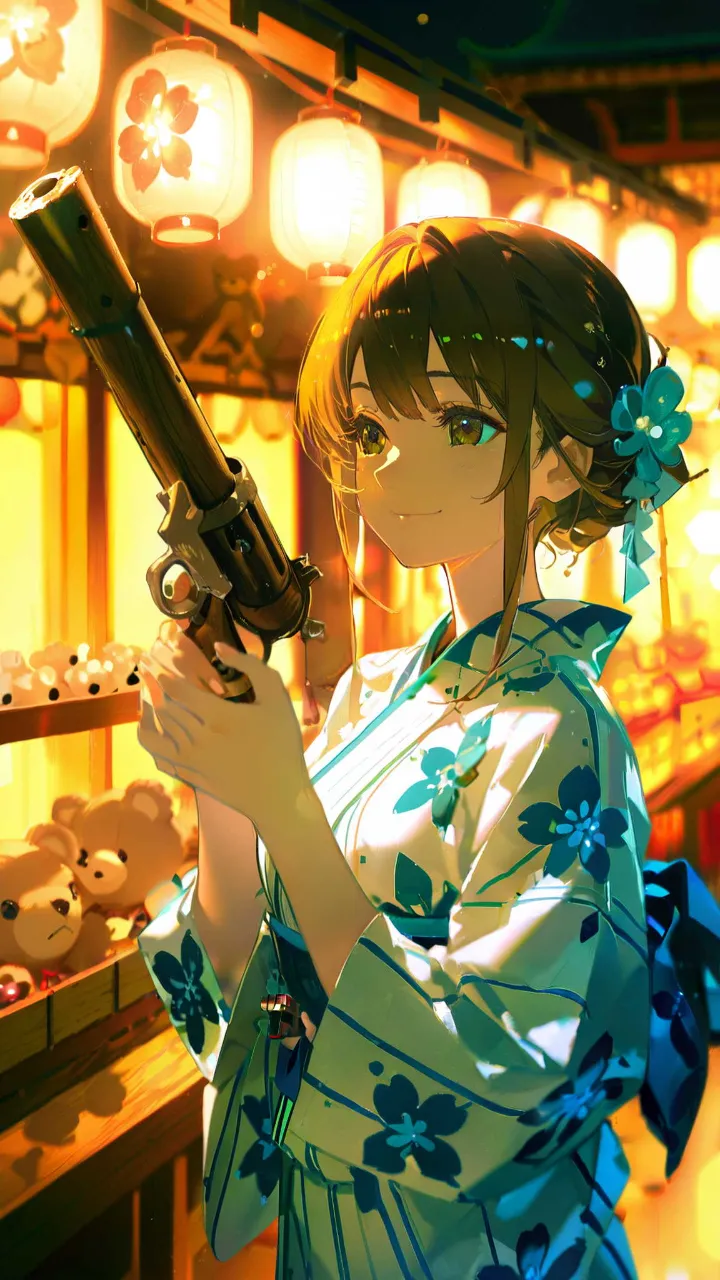射的の銃じゃない気がする…