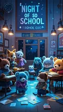 ぬいぐるみの夜間学校