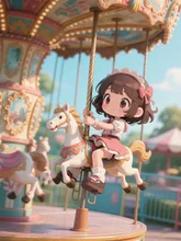メリーゴーランドの少女