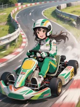 将来有望の女性レーサー！