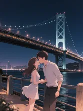 橋が見える夜景