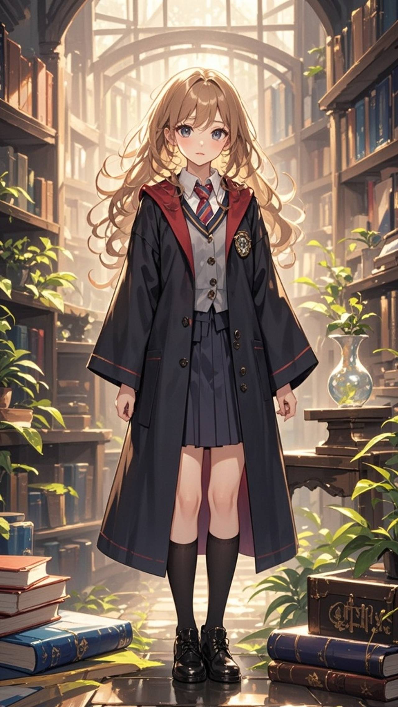 魔法学校に通う少女 魔法学校に通う少女