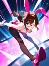 バニーガールな真希◯マリ — タイツイラストのAIイラスト|SUPPART