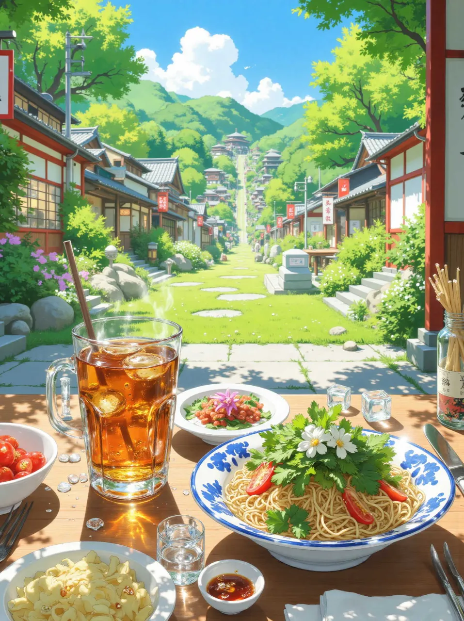 麦茶の美味しい季節