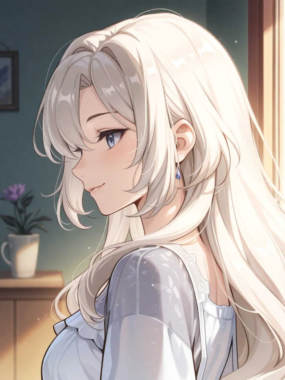 朝型というよりは夜型かな💖