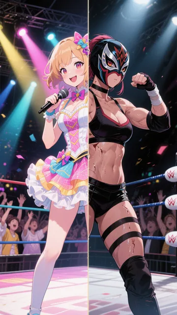 覆面レスラーの表と裏✨