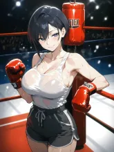 ボクサー美少女·汗と闘志、リングの華 の投稿作品