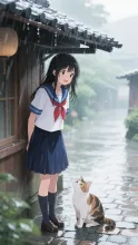 S　通り雨と小さな同居人