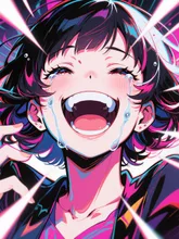 笑いが止まらないと涙が出るの