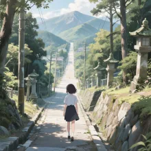 奈良の都大路を行く