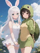 うさかめ子 — メルトダウンさんのAIイラスト