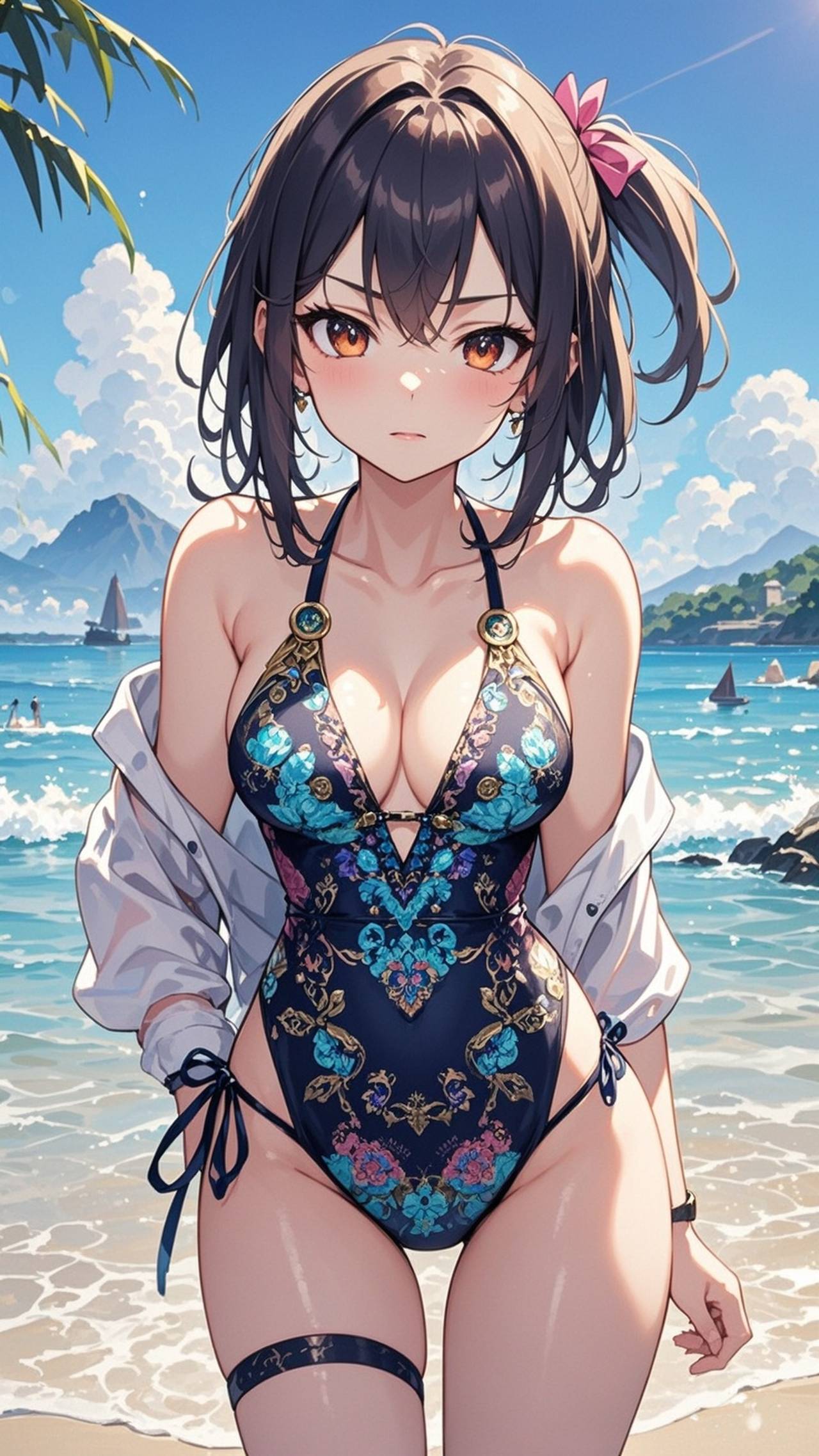 よそ見しないで