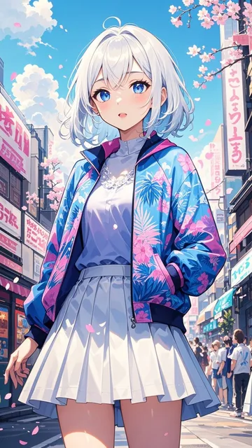 Retro anime style