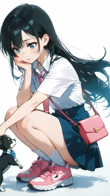 ミニミニスカートの色っぽい girl - 丈を詰めて